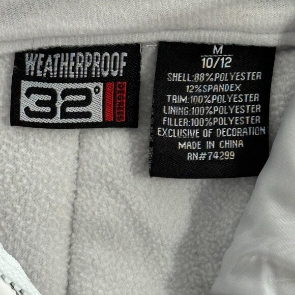 32 Degrees Weatherproof Girl's Winter Ski/Snow Pants, Grey Camouflage, M (10-12) - Picture 11 of 12